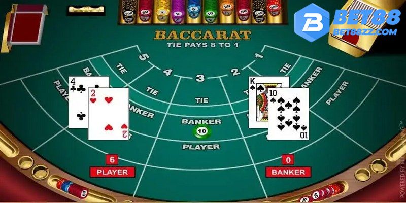 Hướng dẫn newbie cách chơi Baccarat BET88 qua từng bước cụ thể